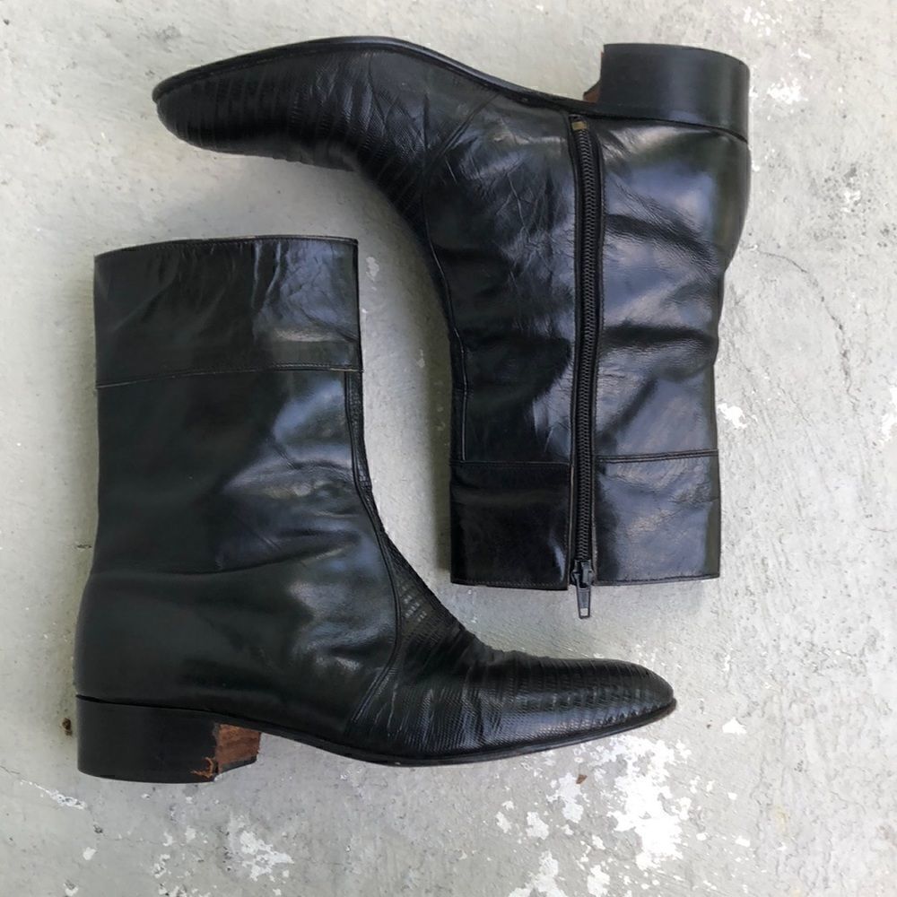 Vintage leather boots   